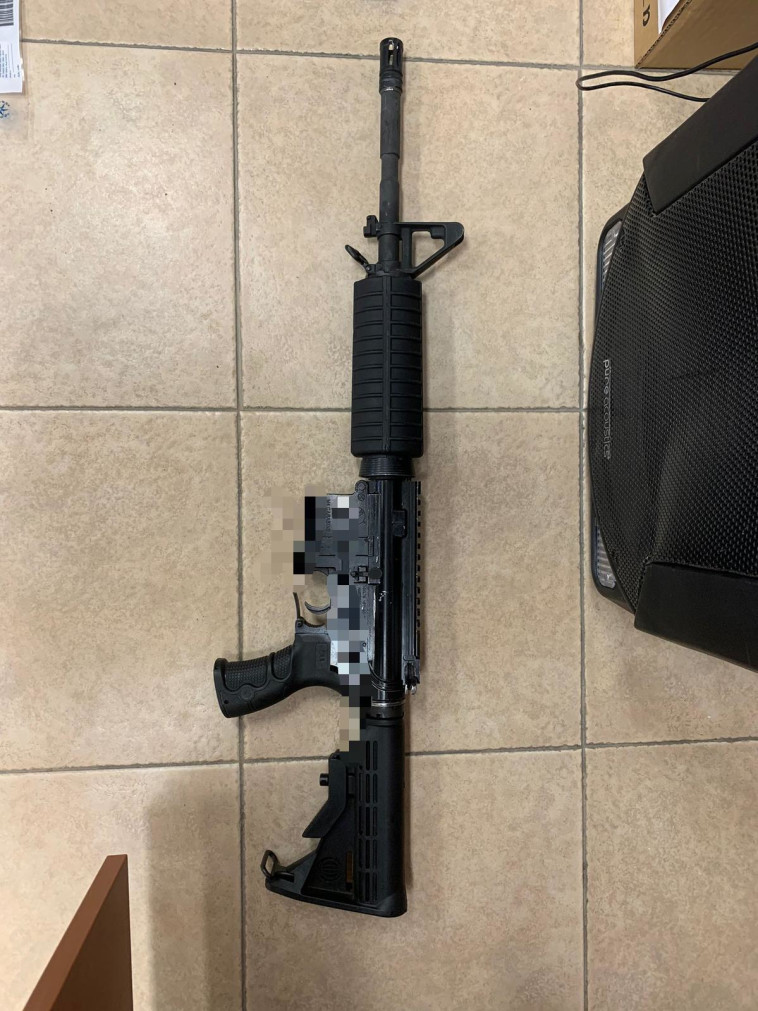 רובה ה-M-16 שנתפס