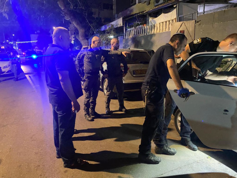 זירת האירוע הלילה בלוד