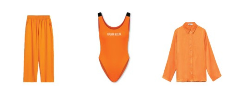 אופנה בצבע הכתום