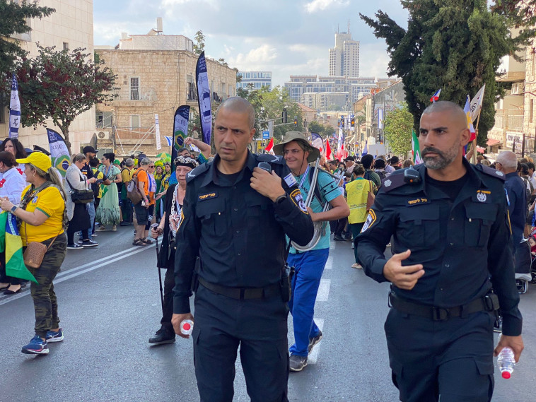 הכנות בירושלים בצל המתיחות הביטחונית (צילום: דוברות המשטרה)
