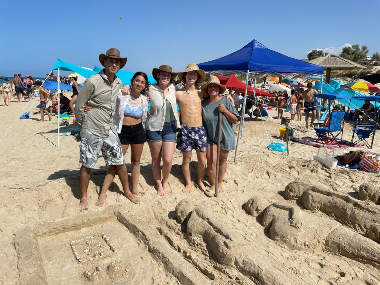 תחרות פיסול בחול בגן הלאומי פלמחים   