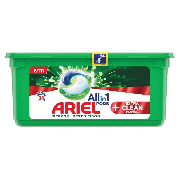 קפסולות אריאל לכביסה 