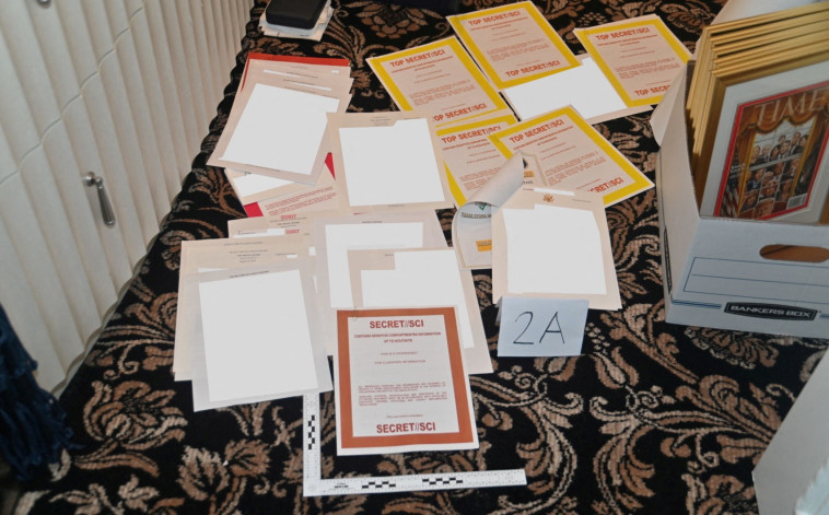 Documents trouvés dans le manoir Trump (Photo: US Department of Justice/Handout via REUTERS)
