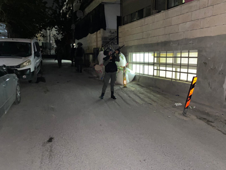 פעילות כוחות מג''ב בירושלים לאחר הפיגוע (צילום: דוברות המשטרה)