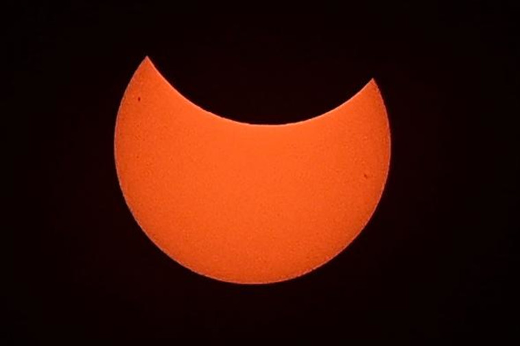 ליקוי החמה כפי שנראה מישראל