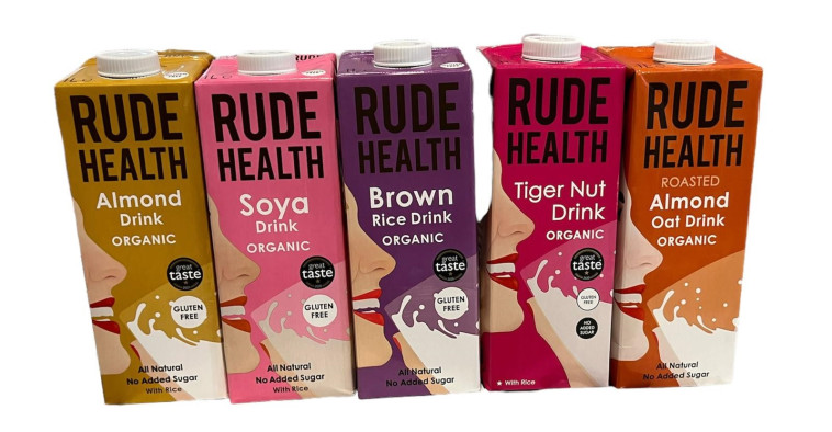 תחליבי החלב של RUDE HEALTH 