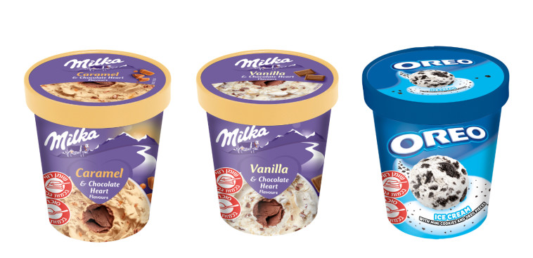 פיינטים מילקה ואוראו גלידות נסטלה