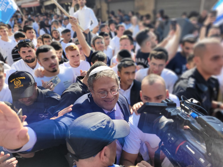 איתמר בן גביר בשוק מחנה יהודה