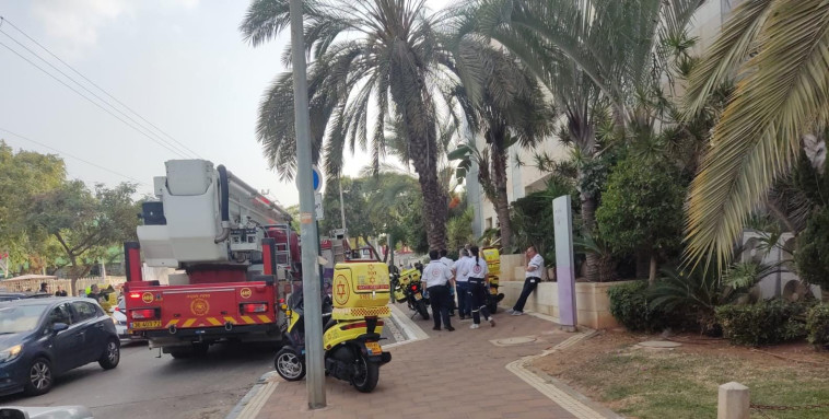 צילום מזירת השריפה