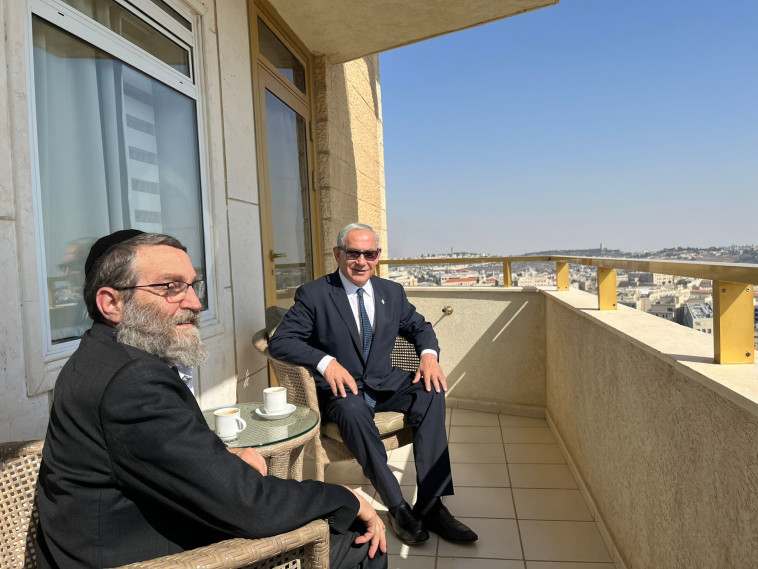 נתניהו בפגישתו עם משה גפני