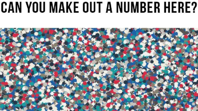 יכולים לראות את הספרות הסמויות באשליה האופטית הזו?