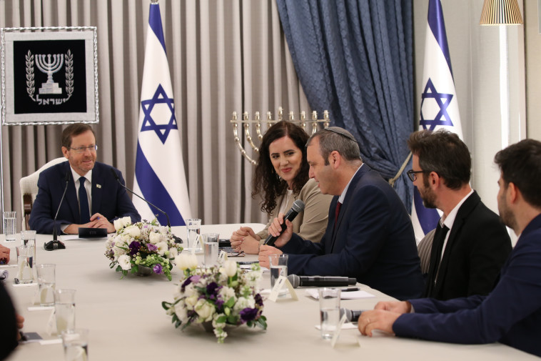 נציגי מפלגת העבודה בבית הנשיא