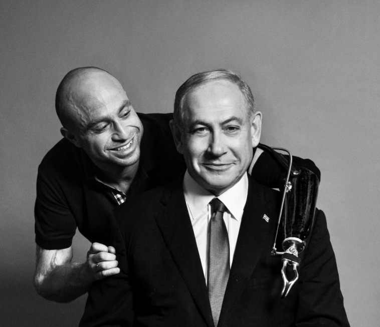 בנימין נתניהו וזיו שילון תערוכת ציפור הנפש