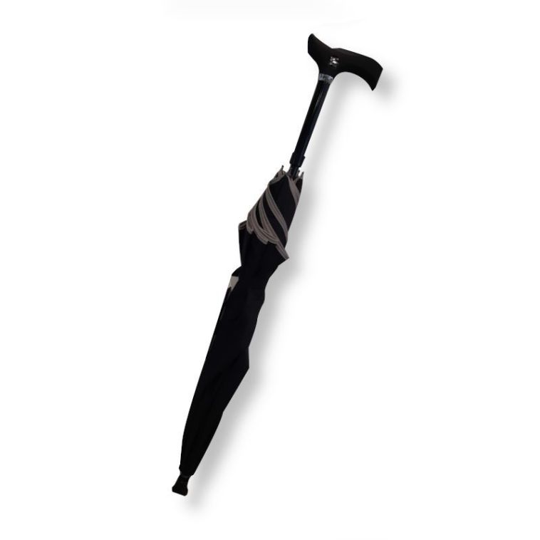 מקל הליכה ומטריה שחורה GASTROCK (גודלייף) 