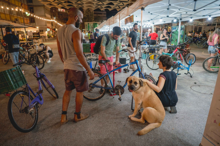 סדנת תיקון אופניים של פנימית ודיזנגוף סנטר