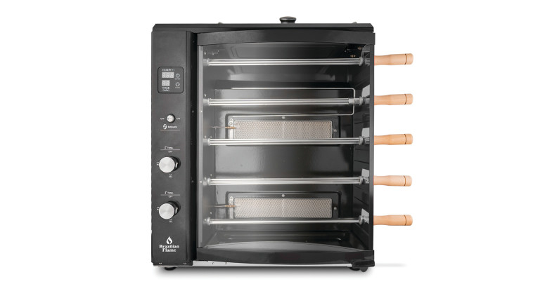 אמגזית גריל שיפודים ברזילאי שחור