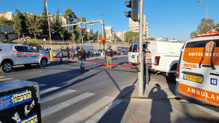 תמונה מזירת האירוע בירושלים