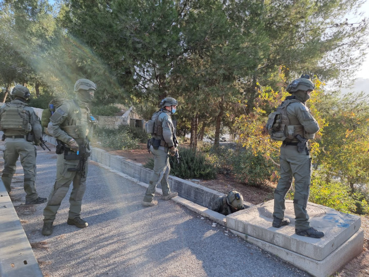 כוחות הביטחון בירושלים (צילום: דוברות המשטרה)
