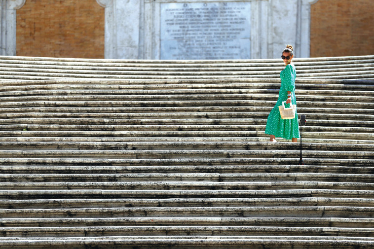 המדרגות הספרדיות ברומא (צילום: רויטרס)