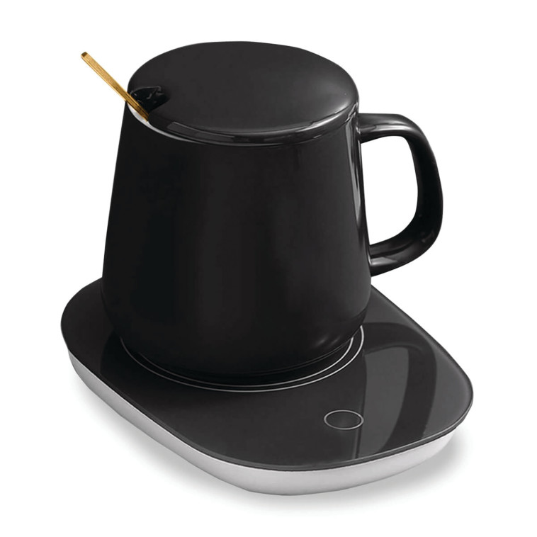 כוס פורצלן עם פלטת חימום חשמלית