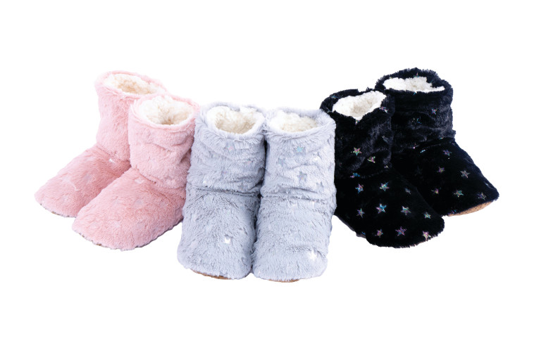 גרב נעלי בית חצי מגף פרווה