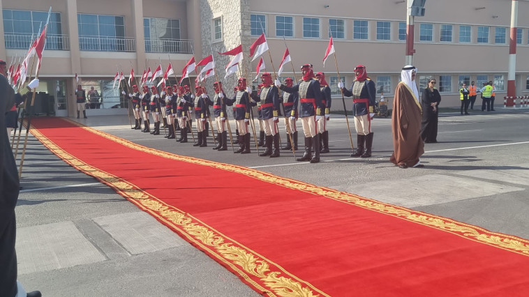 קבלת הפנים של הנשיא הרצוג בבחריין