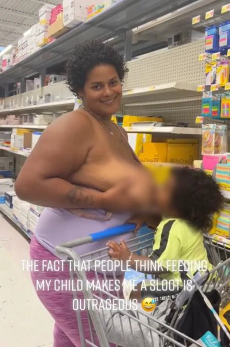 פרסמה סרטון שהיא מניקה את בנה וחטפה אש מהגולשים ברשת