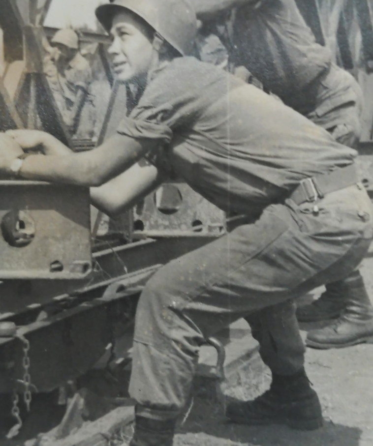 יהודה בארקן בשירותו הצבאי (צילום: באדיבות המשפחה)