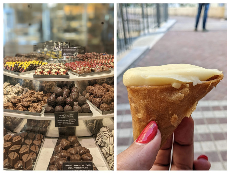 זה לא קינוח אם זה לא מלאאא סוכר או שוקולד. טריגונו וממתקי שוקולד בסלוניקי