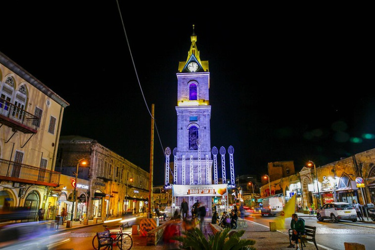 חנוכה בכיכר השעון ביפו 