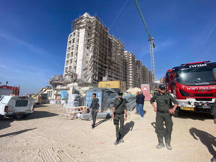 קריסת הפיגומים בגבעת זאב