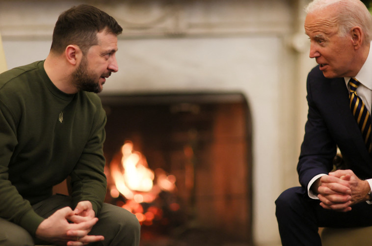 זלנסקי וביידן בבית הלבן