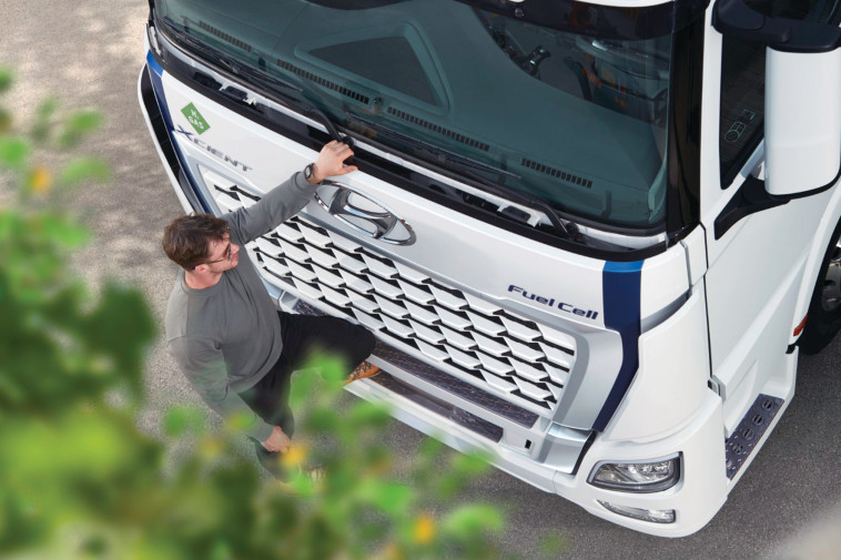 משאית המימן של יונדאי בישראל  