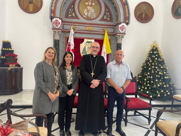 מנכל המשרד אצל ראשי העדות הנוצריות