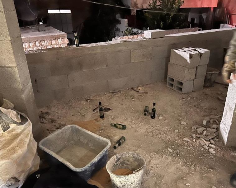 הנשקים שאותרו לאחר החיפושים