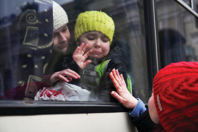 Saying goodbye in Odessa, Ukraine (Photo: Reuters)