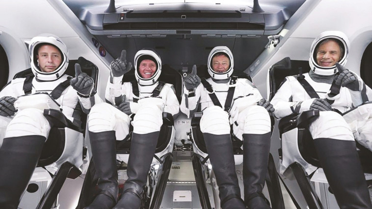 Eitan Stiva takes off into space (Photo: Courtesy of SpaceX)