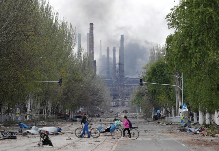 Shelling in Mariupol (Photo: Reuters)