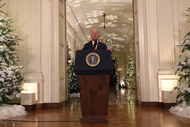 Biden speaks at the White House (Photo: Reuters)