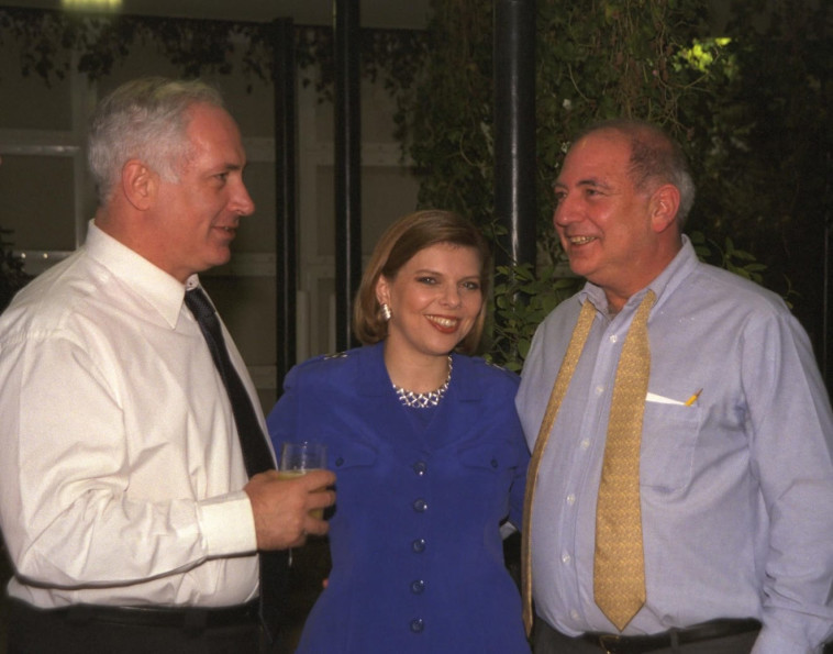 ארתור פינקלשטיין עם נתניהו 