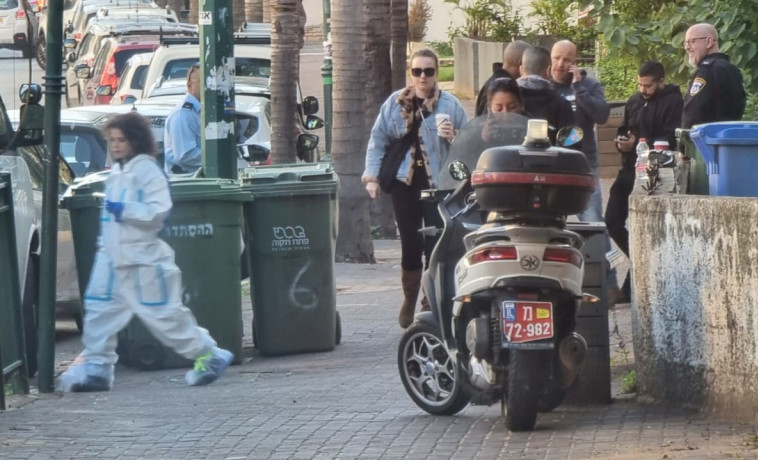 זירת השריפה בפתח תקווה