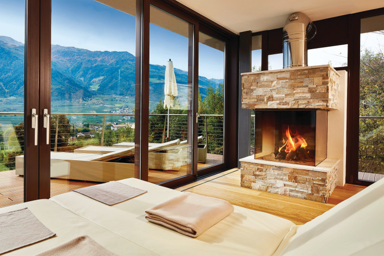 חדר מנוחה ''טרקלין האש'', אתר הבריאות פרידלהוף, איטליה