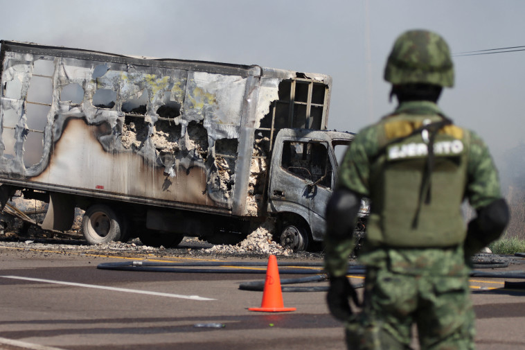 עימותים במקסיקו לאחר מעצרו של אובידיו גוזמן (צילום: רויטרס)