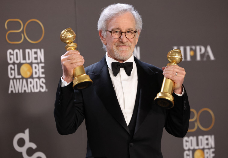 סטיבן שפילברג קוטף שני פרסי גלובוס הזהב על הסרט הפייבלמנים (צילום: רויטרס)
