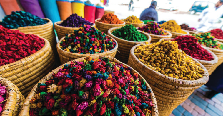 שוק תבלינים במרקש 