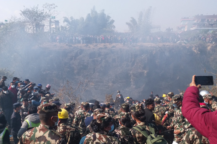 התרסקות המטוס בנפאל (צילום: רויטרס)