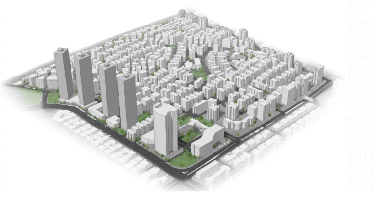 הדמיית גבעת רמב''ם בגבעתיים. באדיבות קורין יחיאל אדריכלים בע''מ