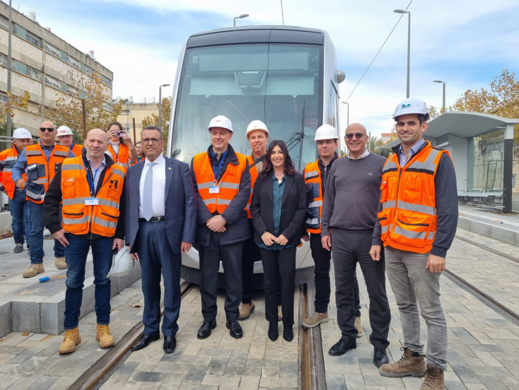המקטע החדש של הרכבת הקלה
