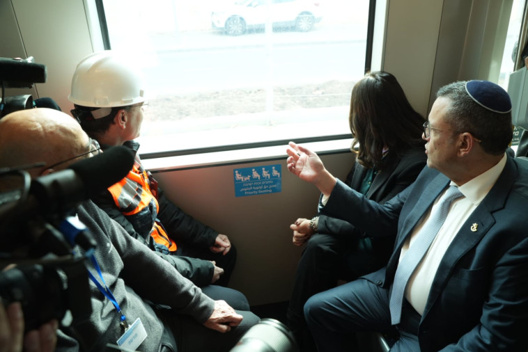  נסיעות המבחן במקטע החדש של ''הקו האדום'' של הרכבת הקלה