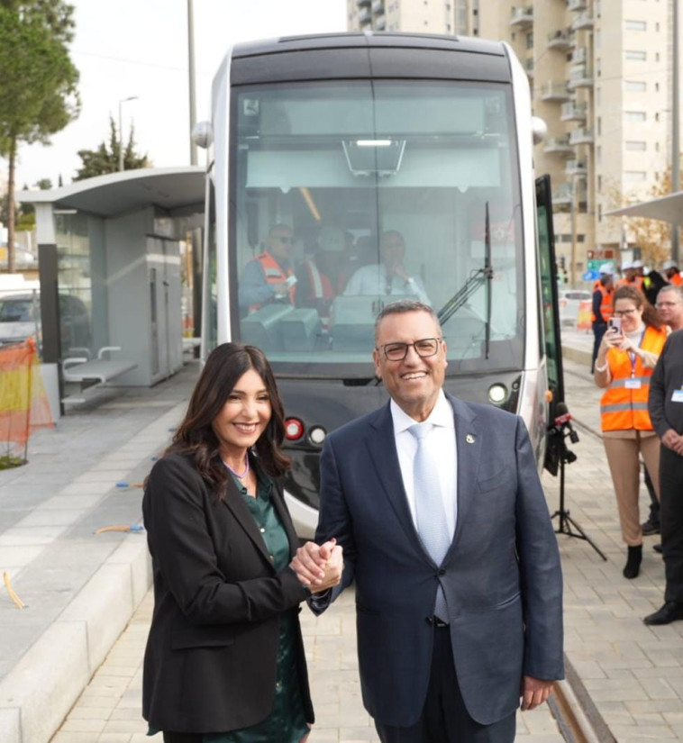 נסיעות המבחן במקטע החדש של ''הקו האדום'' של הרכבת הקלה